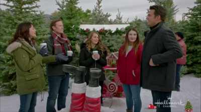 - Okay, so just move the tree...
- Right here? - Christmas Made to Order