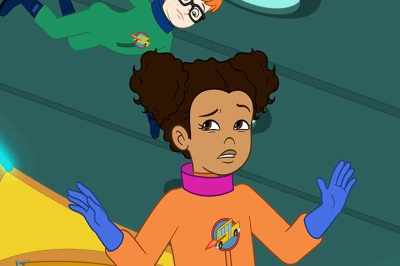 Okay, Jyoti, I'm ready for my close-up.
Space cheese! - The Magic School Bus Rides Again