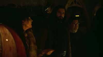 Okay, let us put a muzzle
on him, take him to a park, - What We Do in the Shadows