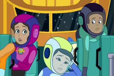Okay, let's extend the range
outside the classroom. - The Magic School Bus Rides Again