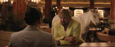 Okay, maybe you can help me.
Can I order the "fruit plate"? - The Fall Guy