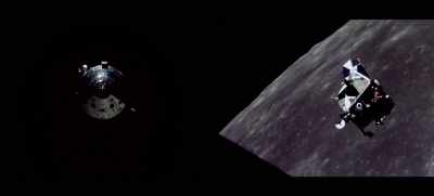 Okay, Mike, I'll try
to get in position here - Apollo 11