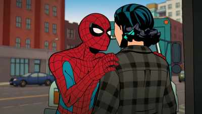 -Okay, Nico.
-[♪ intense music playing] - Your Friendly Neighborhood Spider-Man