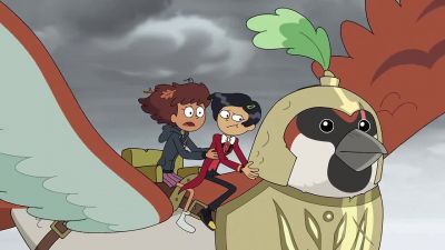 Okay, now we got to stop
the town from sinking. - Amphibia