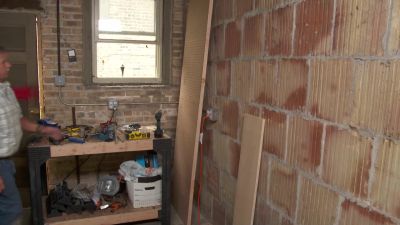 Okay, so now you had
this pegboard standing up - Ask This Old House