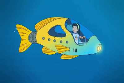 -Okay, now, which one is the fish button?
-[beeps] - The Magic School Bus Rides Again