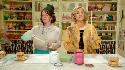 Okay. Now that
we're done sanding, - At Home with Amy Sedaris