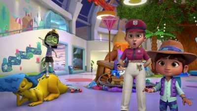 Okay, off to do my security rounds. - Ridley Jones