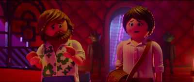 -Okay, okay. Easy, easy.
(chuckling) - Playmobil: The Movie