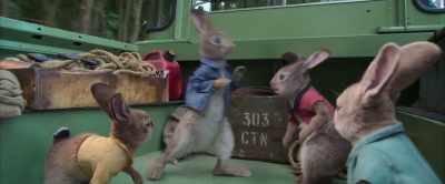 Okay, okay.
Flopsy, take the bag, - Peter Rabbit
