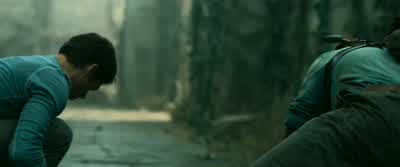 Okay. Okay, help me get him up. We gotta go. The maze is already changing. Hey, Minho! We can't just - The Maze Runner