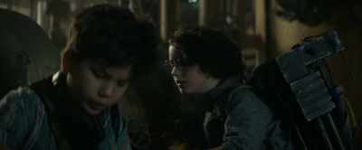 - Okay, okay, okay.
- What's that for? - Ghostbusters: Afterlife