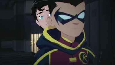 Okay, one more time. Batman showed up, - Batman and Superman: Battle of the Super Sons
