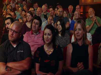 - Okay, one more time.
- Hurry, you're getting heavy. - Michael Moore in TrumpLand
