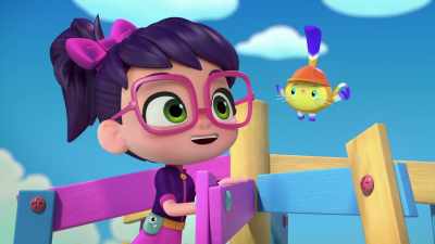 Okay! Pogo spring shoes,
activate! - Abby Hatcher