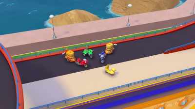 - Okay. Ricky, Loop,
you two are paint wagons. - Ricky Zoom