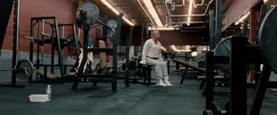 - Okay, right up there. - The Wrestler