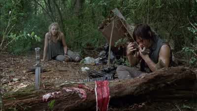 Okay. Well, enjoy your snake jerky. - The Walking Dead