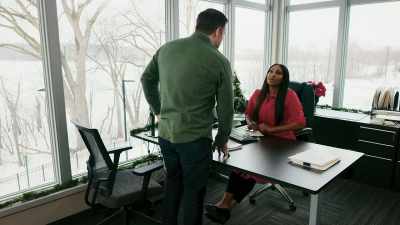 - Okay, but she just got hired - Christmas Lover's Anonymous