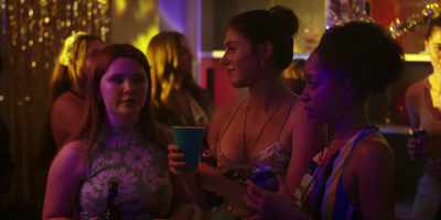 Okay, she's fine.
There's a documentary crew - The Summer I Turned Pretty