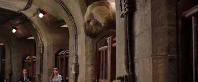-Okay, so, aggressive bark at first.
-(MAN SHUSHING) - The Director and the Jedi
