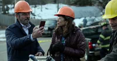 Okay, so we bring a bulldozer
and take the debris, - Little America