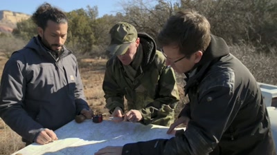 - Okay.
- So we're going to put an "X." - Beyond Skinwalker Ranch