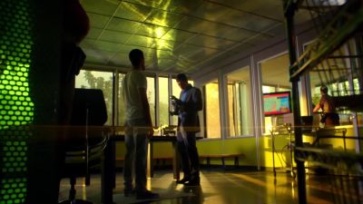 Okay, stay standing
on the butcher paper. - CSI: Miami