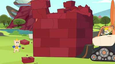 Okay, stop. This looks
like a good spot. - Bugs Bunny Builders