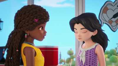Okay. Sure.
She can do everything. - LEGO Friends: Girls on a Mission