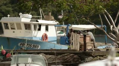 Okay, so the boat is here but the crates for Jacob's - Death in Paradise