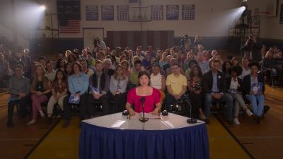 Okay. The candidates
will rock, paper, scissors - Insatiable