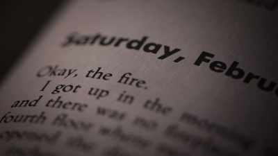 Okay, the fire. - The Andy Warhol Diaries