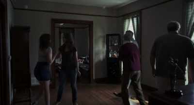 - Okay, if there's anything
here, it's probably downstairs, - Our Father