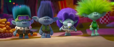Okay,
this is so totally random, - Trolls Band Together