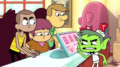 Okay, uh, that's five
Number One's, a Number Two - Teen Titans Go!
