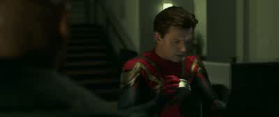 Okay. Um... It just goes right here. This... That should be drawing power now. I'll come back in a s - Spider Man: No Way Home