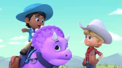 Okay, but we'd better keep him - Dino Ranch