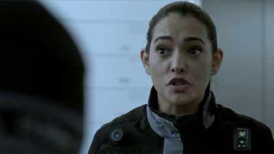Okay. Well, we have her
coming through surveillance - APB