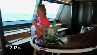 Okay, so what we do is we
just watch the sail - Below Deck Sailing Yacht