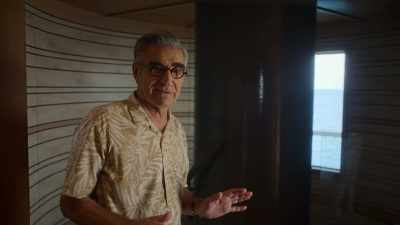 Okay, where's the... [chuckles]
...sound bathroom? - The Reluctant Traveler with Eugene Levy
