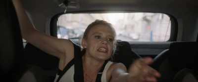 Okay why are you using the turn signal - The Spy Who Dumped Me