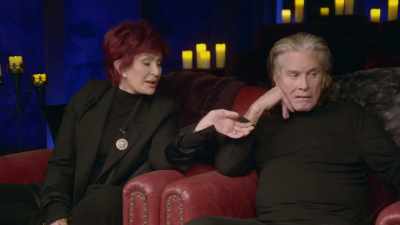 Okay, why hasn't the ladder
moved or the wall - The Osbournes Want to Believe