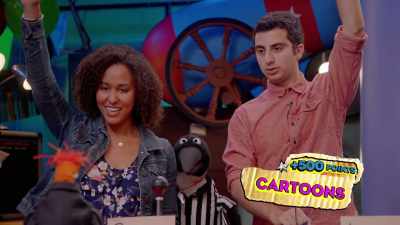 -Okay. You get 500 points, Cartoon.
-(SQUAWKS) - Muppets Now