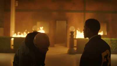 - Okay. Your jacket is flame-retardant, - Die Hart