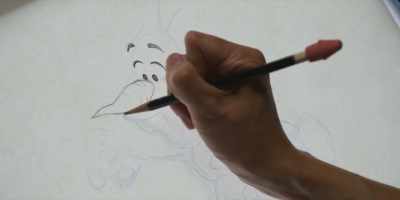 Olaf has this cute upper lip. - Sketchbook