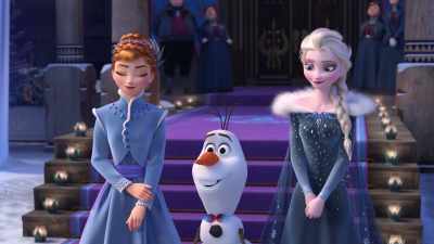 Olaf,
the Jule bell signals - Olaf's Frozen Adventure