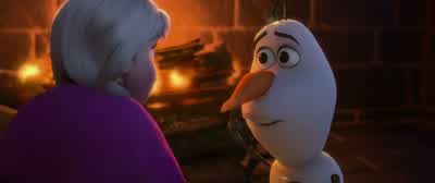 Olaf you're meltingSome people are worth melting forJust maybe not right this second - Frozen