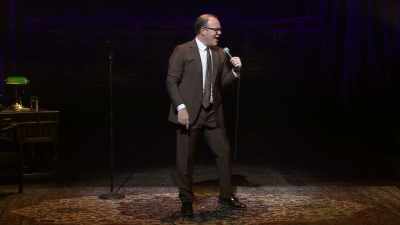Old cardboard cutouts, - Tom Papa: Human Mule