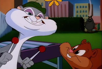 OLD GAG, NEW TWIST. - Animaniacs
